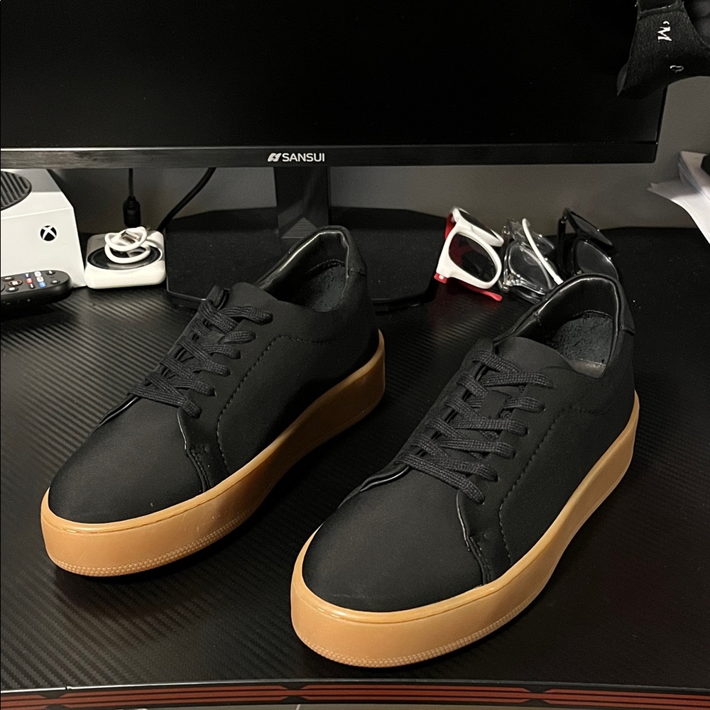 Jenni Kayne Black and Tan Sneakers